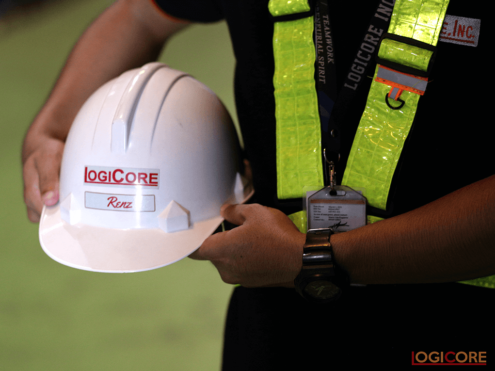 Logicore Employee - Traffic Uniform and helmet