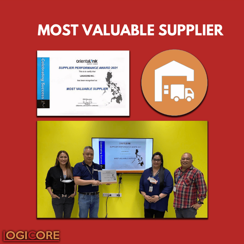 Most Valuable Supplier 2021 - Logicore