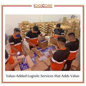 Logicore warehouse staff