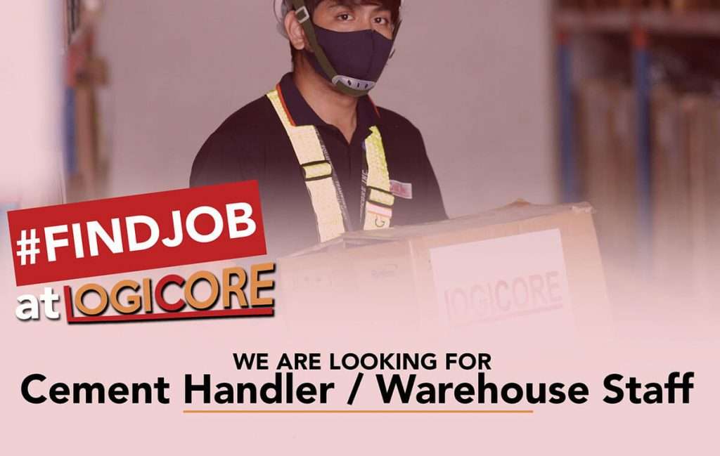 Cement handler Warehouse Staff Job Hiring