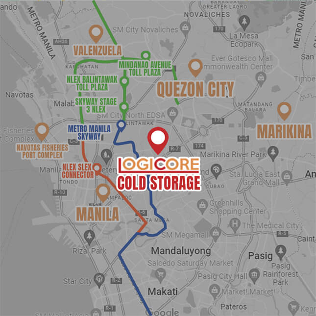 Logicore Cold Storage Updated Map Address