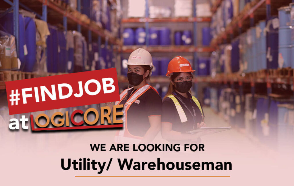 Utility Warehouseman Job Hiring At LogiCore Inc 